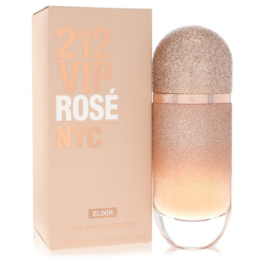 212 Vip Rose Elixir By Carolina Herrera Eau De Parfum Spray 2.7 Oz For Women