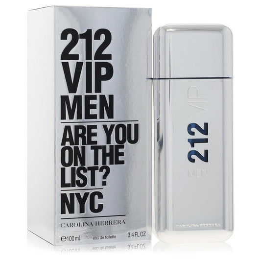 212 Vip By Carolina Herrera Eau De Toilette Spray 3.4 Oz For Men
