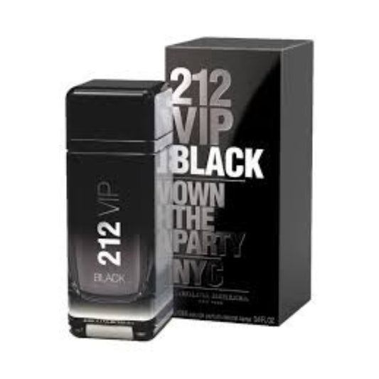 212 Vip Black By Carolina Herrera 3.4 Fl.Oz. EDT Spray For Men