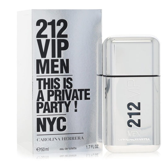 212 Vip By Carolina Herrera Eau De Toilette Spray 1.7 Oz For Men