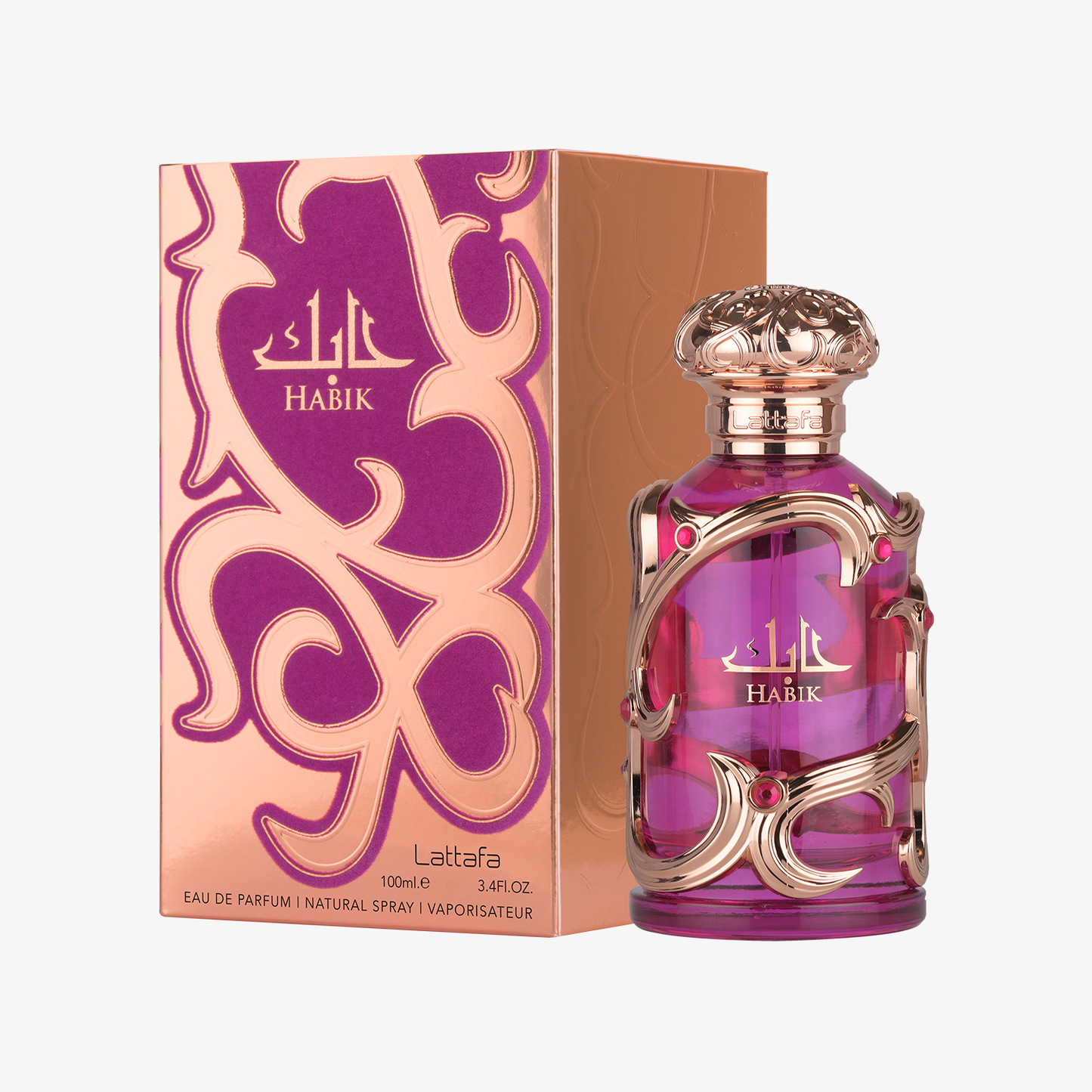Lattafa Habik By Lattafa Eau De Parfum Spray 3.4 Oz For Women