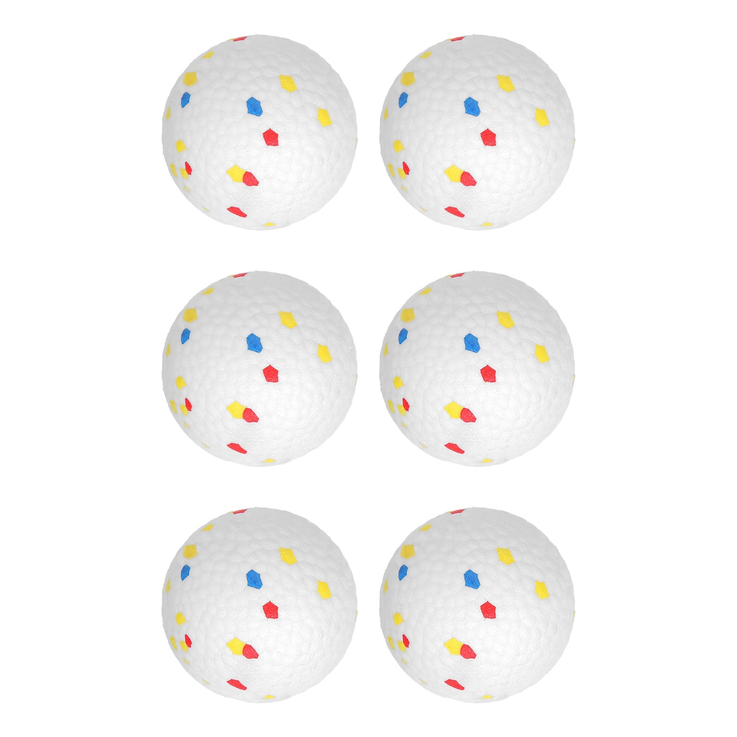6Pcs 2.3" Dog Balls Tear-Resistant Washable ETPU Dog Chew Toys for Small Medium Dogs for Automatic Dog Ball Launcher Ball Throwing Machine