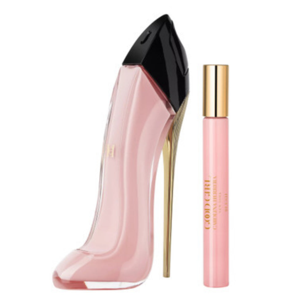 Good Girl Blush By Carolina Herrera 2 Pcs. Gift Set: 2.7 Eau De Parfum Spray + 0.34 Eau De Parfum Spray For Women