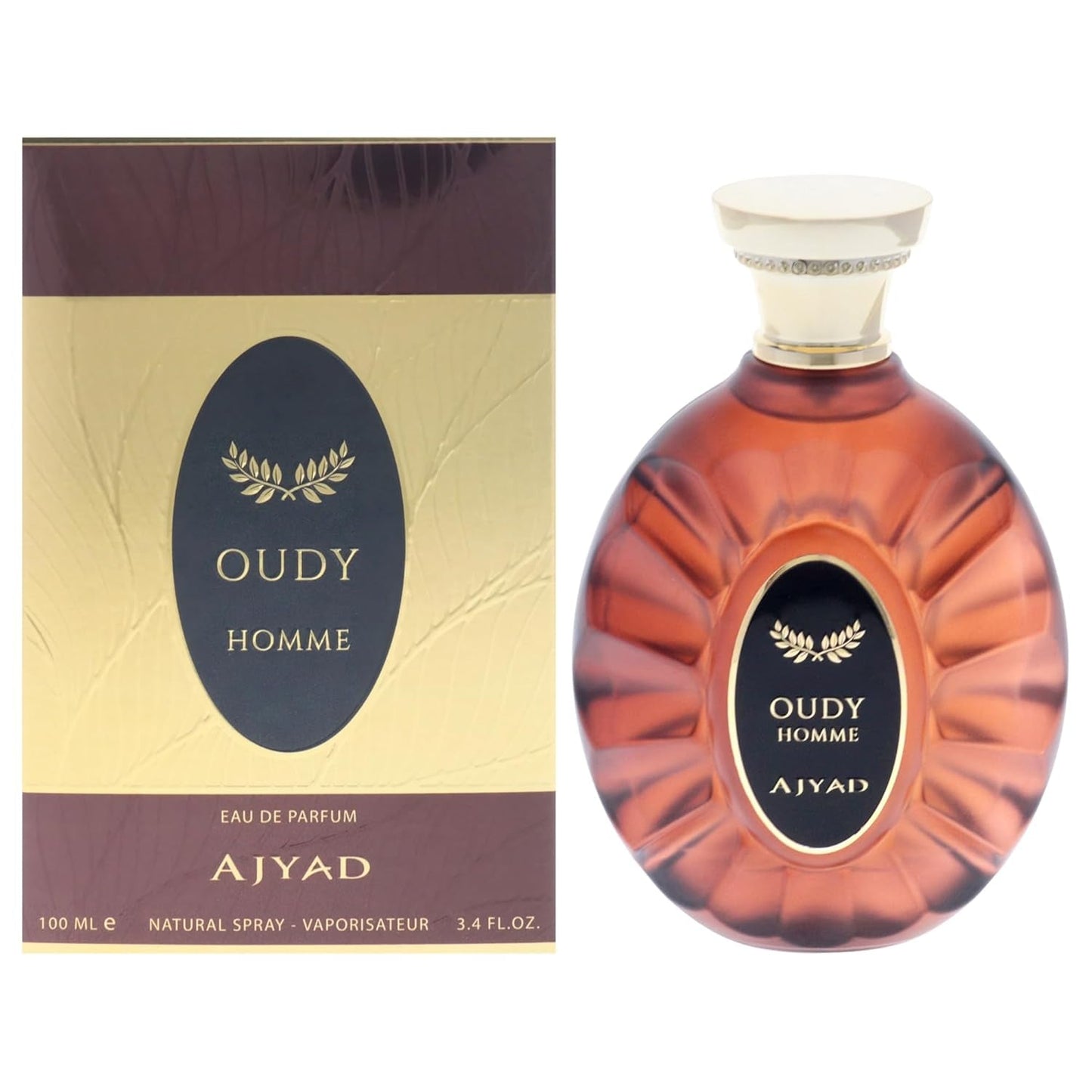 Ajyad Oudy By Ajyad Eau De Parfum Spray 3.4 Oz For Men