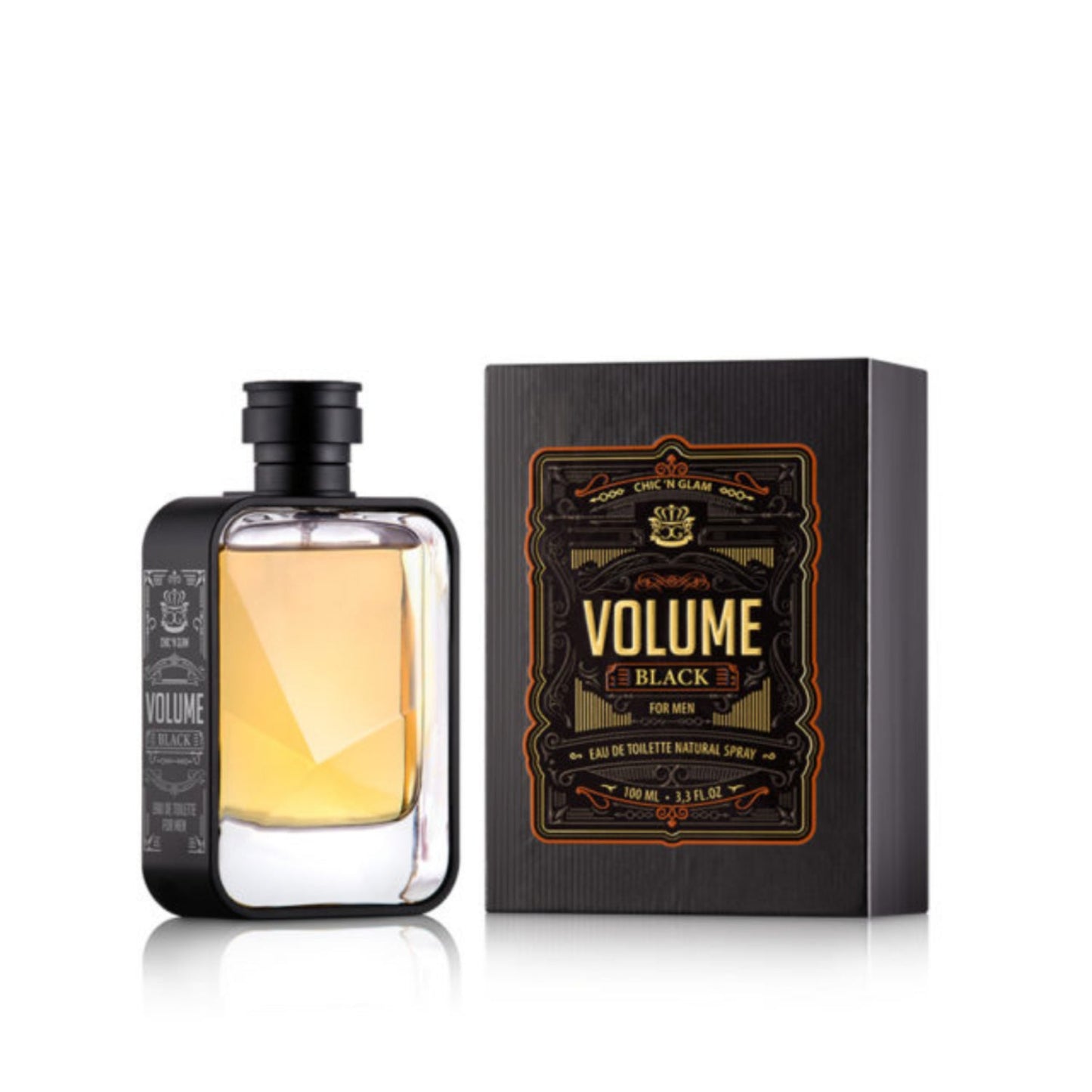 Chic 'N Glam Volume Black By Chic 'N Glam Eau De Parfum Spray 3.3 Oz For Men