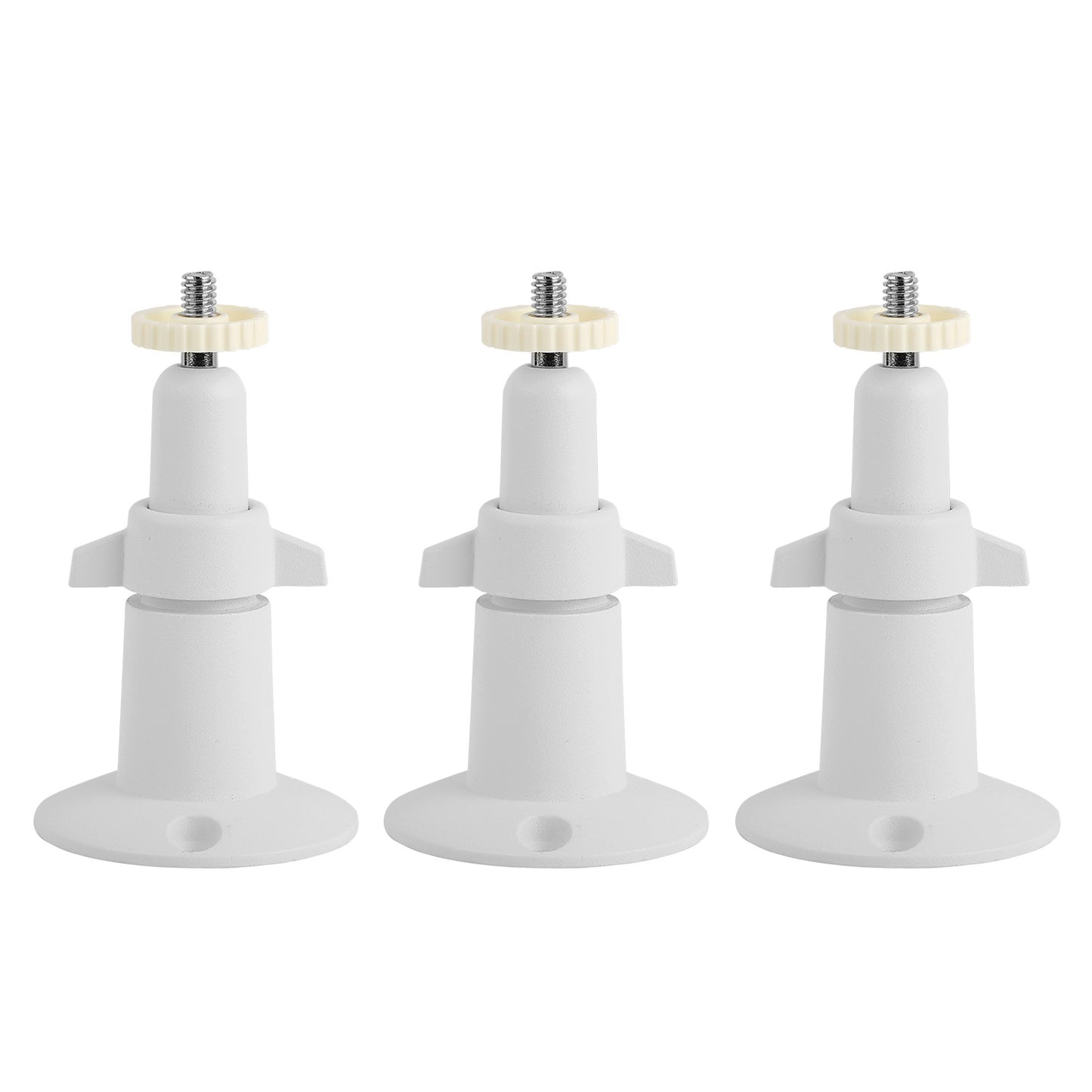 3 Packs Security Camera Wall Mount for Arlo 360°Adjustable Camera Holder Garden Patio Screw Mount Universal Fit for 1/4" Imperial Standard Screw Inter