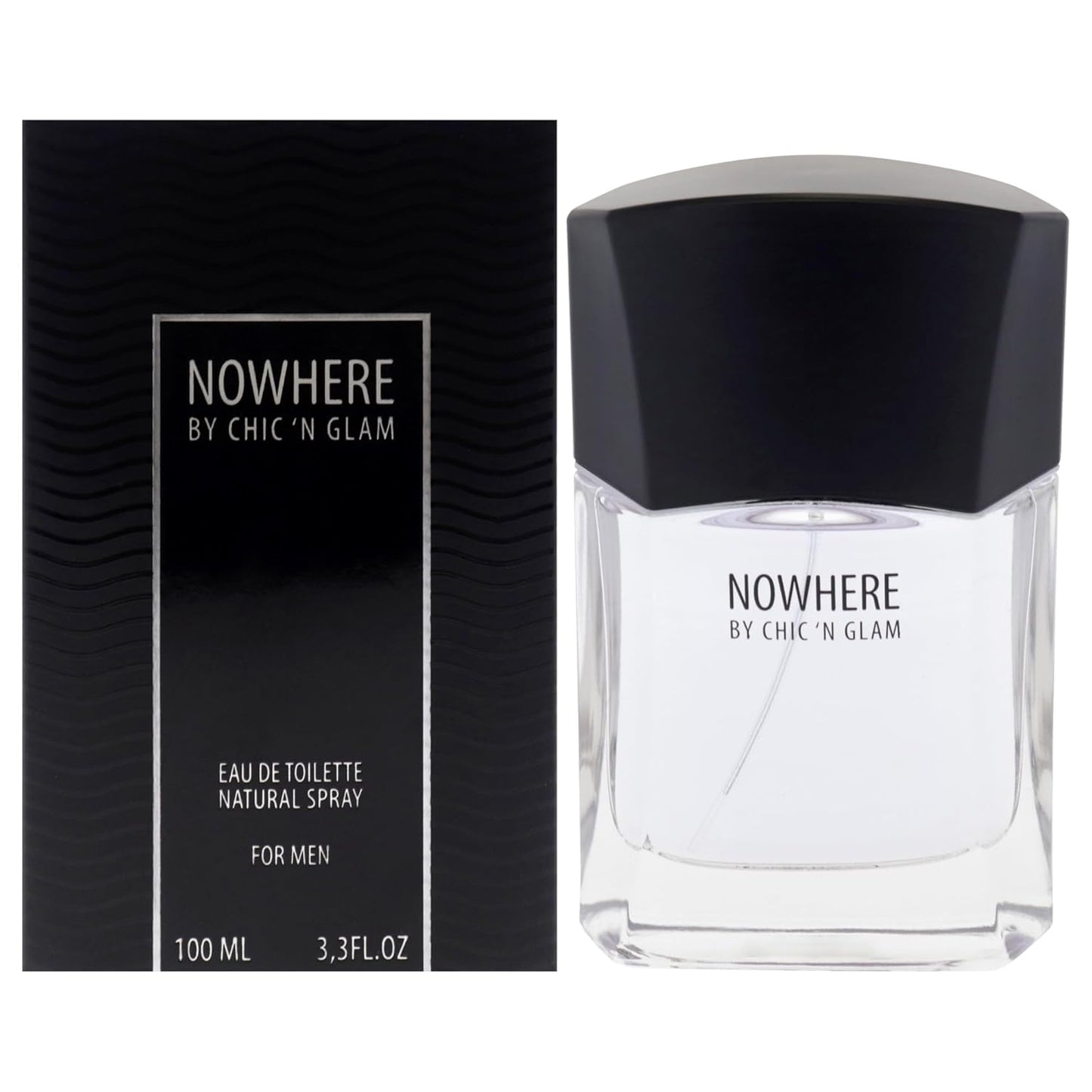 Chic 'n Glam Nowhere by Chic 'N Glam Eau De Toilette Spray (Unboxed) 3.3 oz for Men