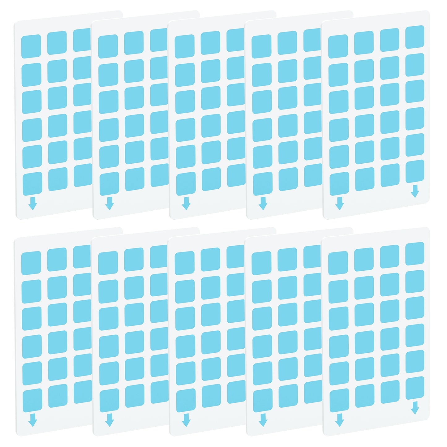 10Pcs Refill Glue Boards For Plug-In Fly Insect Trap Replacement Sticky Glue Cards For Indoor Bug Mosquito Gnat Fruit Fly Insect Catcher