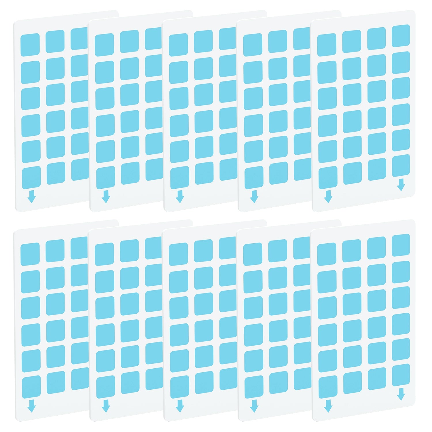 10Pcs Refill Glue Boards For Plug-In Fly Insect Trap Replacement Sticky Glue Cards For Indoor Bug Mosquito Gnat Fruit Fly Insect Catcher