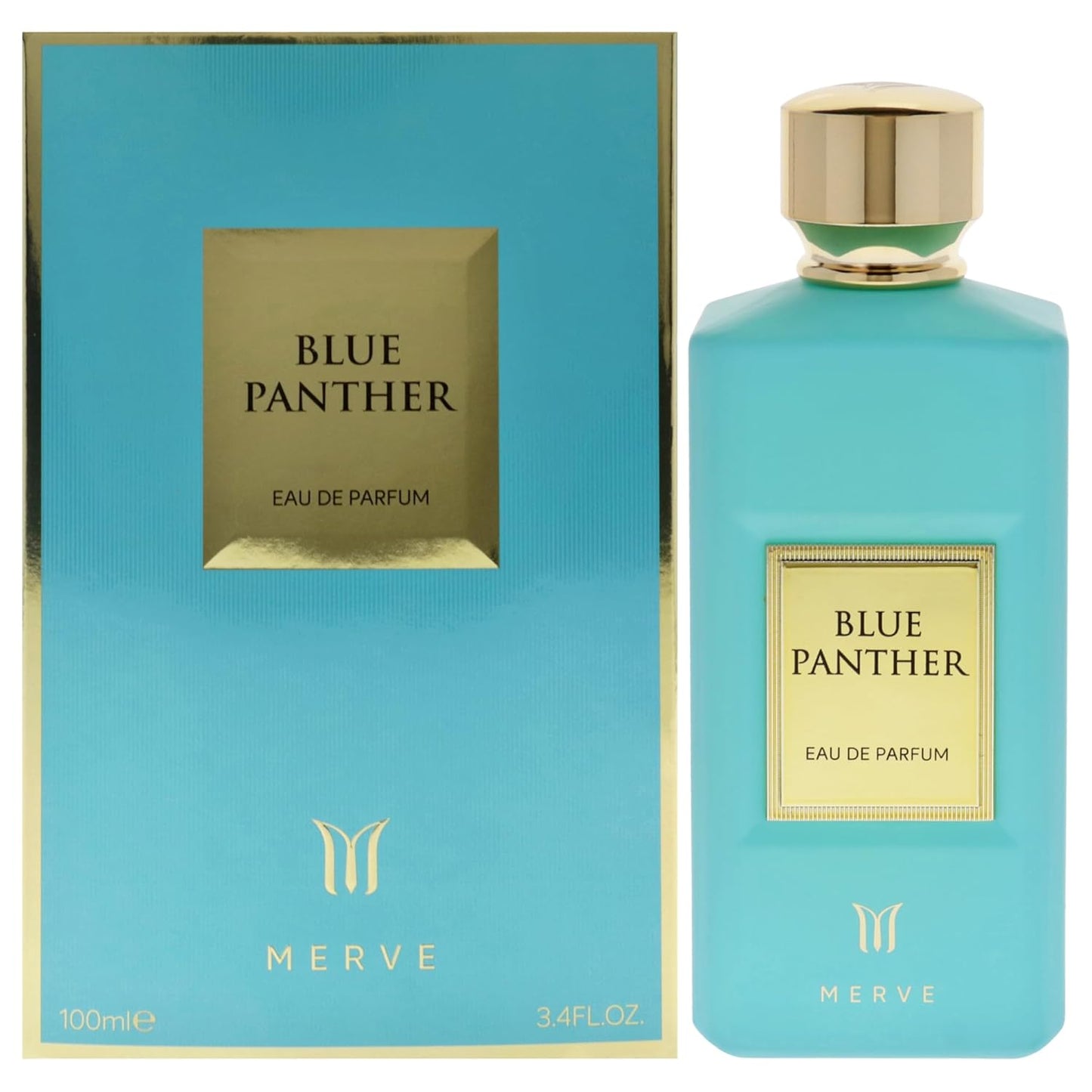 Merve Blue Panther 3.4Oz EDP For Men