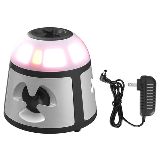 360°Ultrasonic Mice Repellent Indoor Rodent Repeller Rat Squirrel Rodent Control Device with 4 Modes 9 Strobe Lights Alarm Horn for Kitchen Warehouse