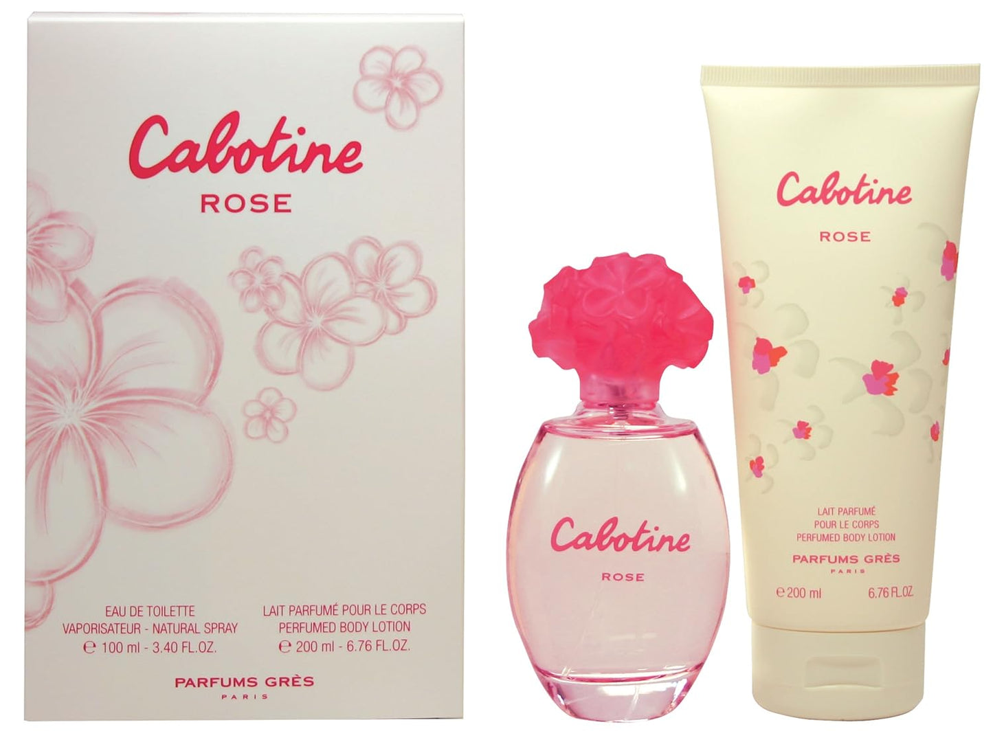 Cabotine 2 Pcs Set For Women: 3.4 Eau De Toilette Spray + 6.8 Body Lotion