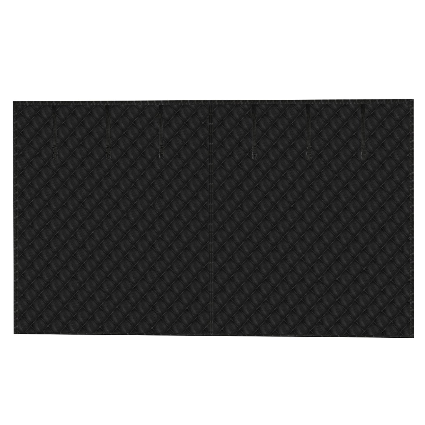 16*7FT Magnetic Thermal Insulated Garage Door Curtain for Winter Two-Car Garage Screen with Magnetic Closure 8 Roll Up Buckle Straps for Two Cars Weat