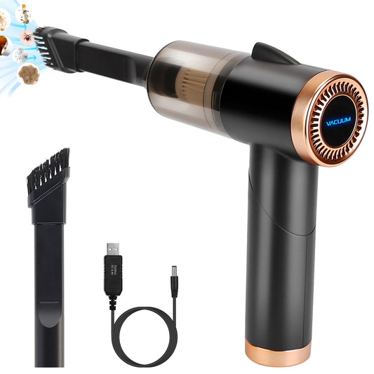 120W 9000PA Cordless Handheld Vacuum Cleaner w/ Searchlight Portable Rechargeable Car Auto Home Duster