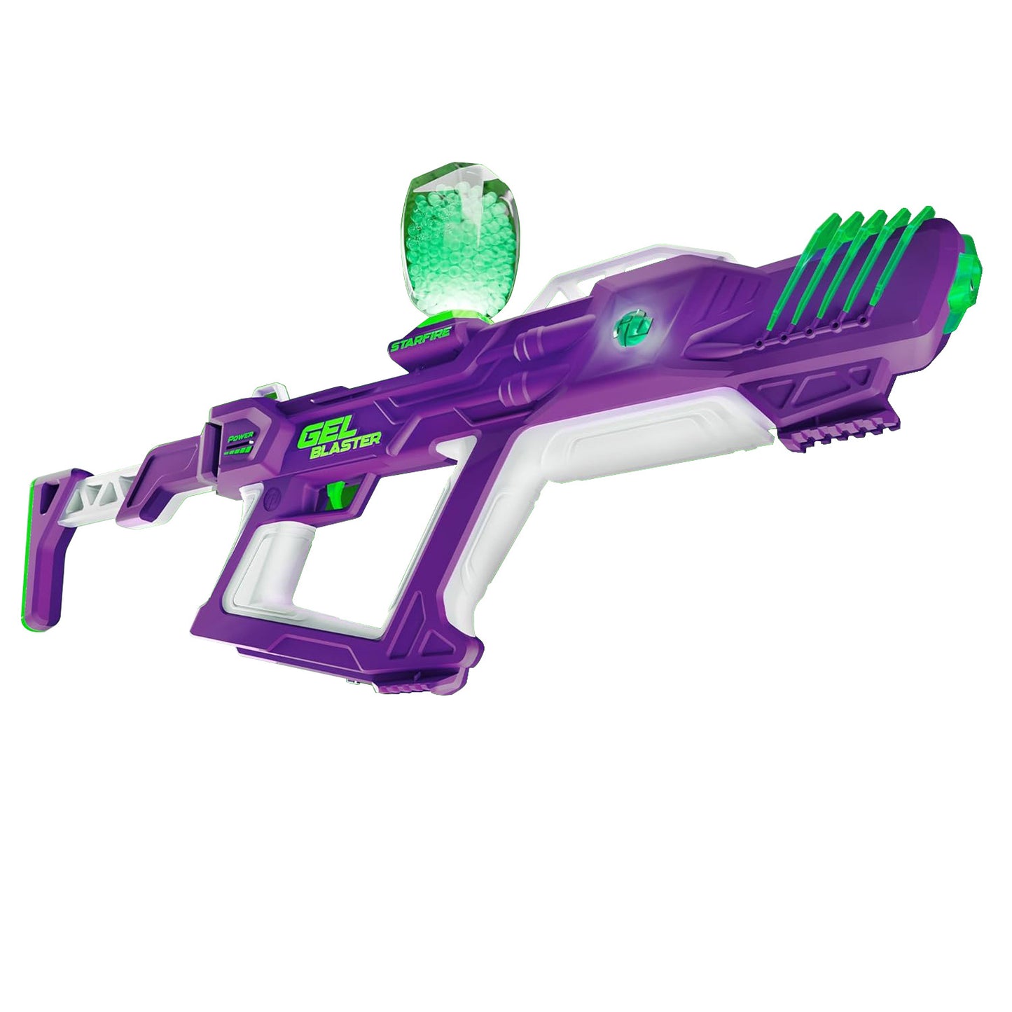 Gel Blaster Starfire XL Glow-in-The-Dark Blaster Toy Gun High Performance Splat Gun Toy with 6000 Gellets 170-250 FPS