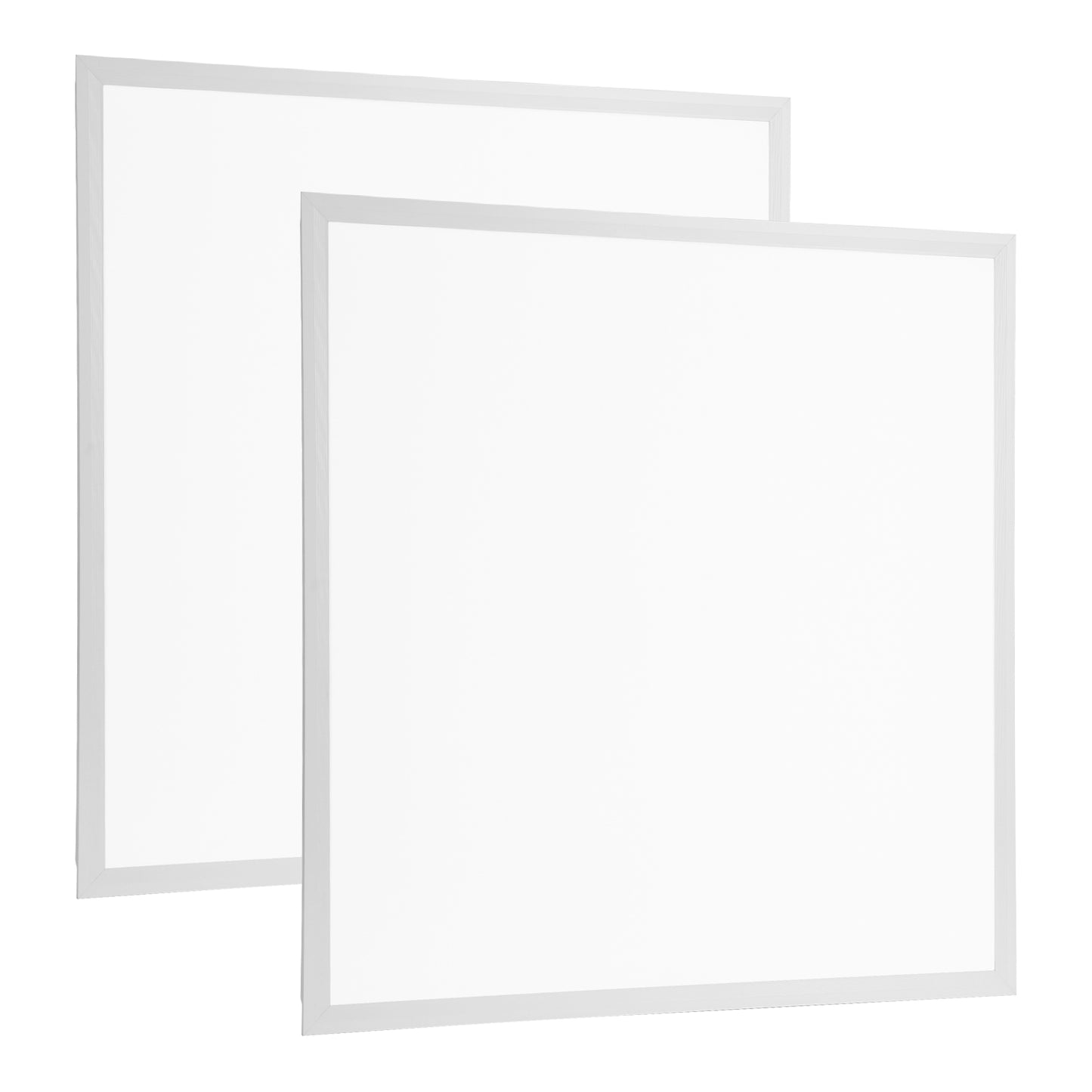 2Pcs 72W 2×2FT LED Panel Light 3800LM Flat Ceiling Light with 3 Lighting Color Temperature Equivalent LED Troffer Recessed Edge-Lit Switchable CCT 110