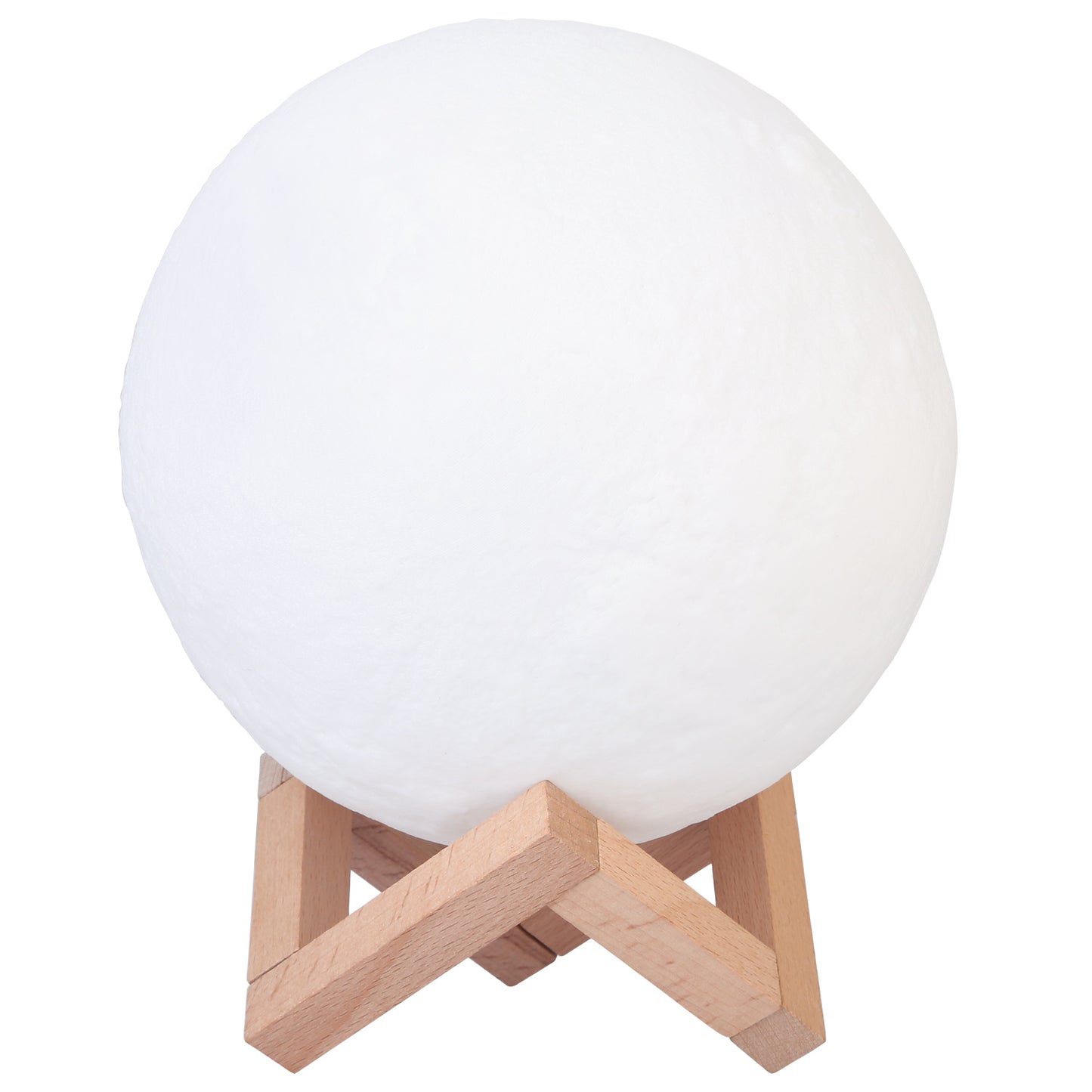 Moon Lamp 3D Printed Night Light 16 Colors Decorative Moon Light Touch Remote Control 7.1in