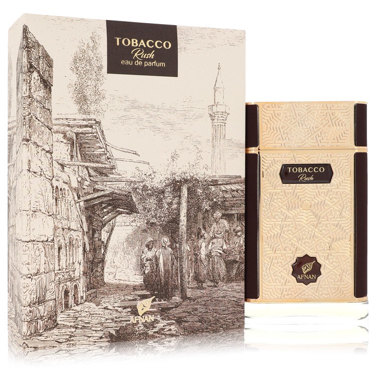 Afnan Tobacco Rush By Afnan Eau De Parfum Spray (Unisex) 2.7 Oz For Men