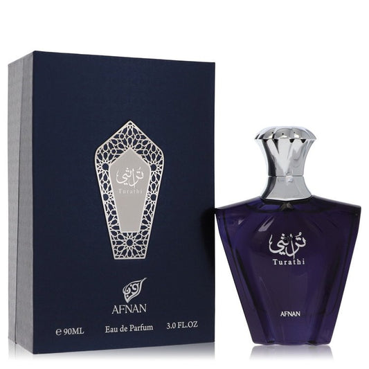 Afnan Turathi Blue By Afnan Eau De Parfum Spray 3 Oz For Men