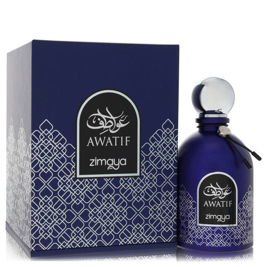 Afnan Zimaya Awatif Blue By Afnan Eau De Parfum Spray 3.4 Oz For Men