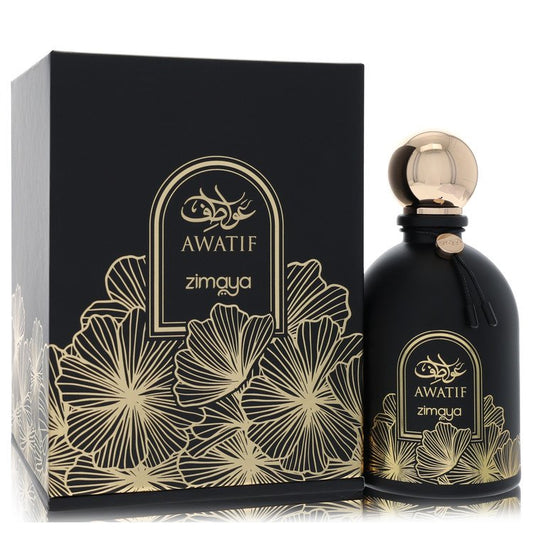 Afnan Zimaya Awatif Black By Afnan Eau De Parfum Spray 3.4 Oz For Women