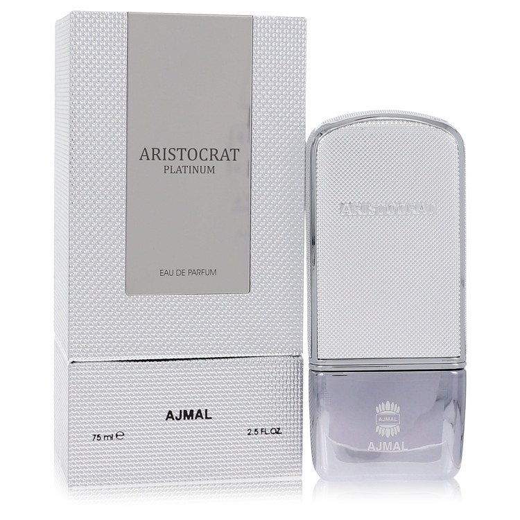 Ajmal Aristocrat Platinum By Ajmal Eau De Parfum Spray 2.5 Oz For Men