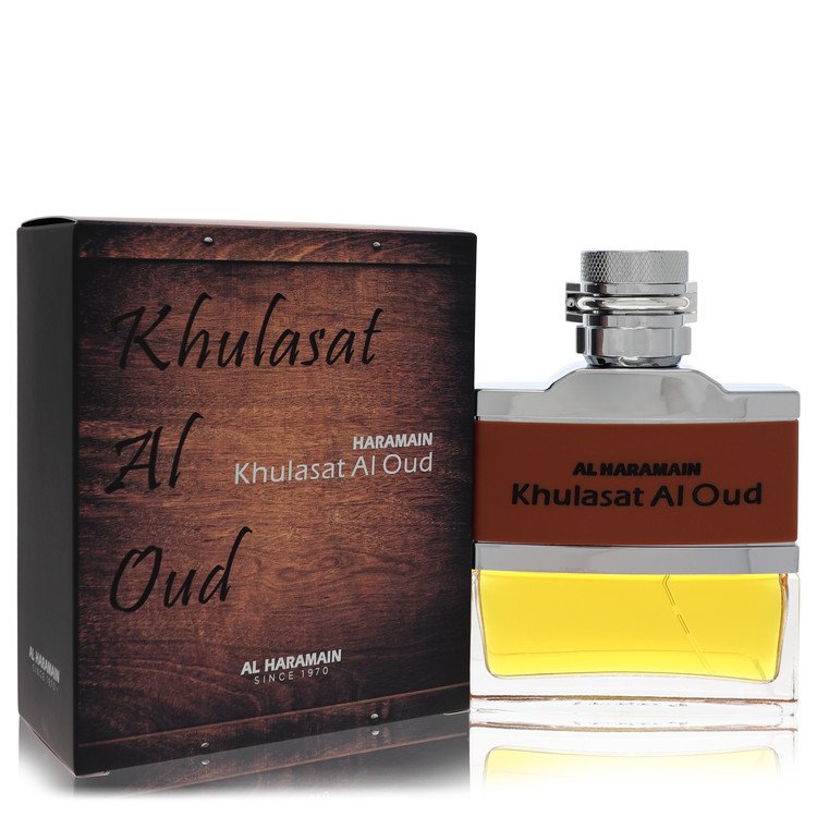 Al Haramain Khulasat Al Oud By Al Haramain Eau De Parfum Spray (Unisex) 3.4 Oz For Men