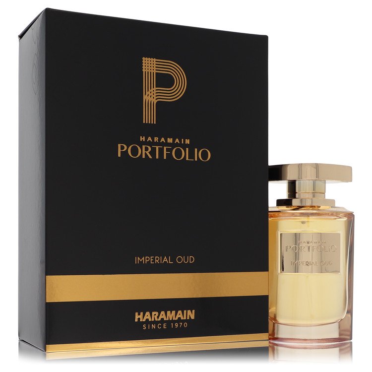 Al Haramain Portfolio Imperial Oud By Al Haramain Eau De Parfum Spray (Unisex) 2.5 Oz For Men