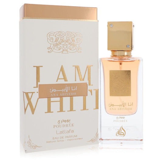 Ana Abiyedh I Am White Poudree By Lattafa Eau De Parfum Spray (Unisex) 2 Oz For Women