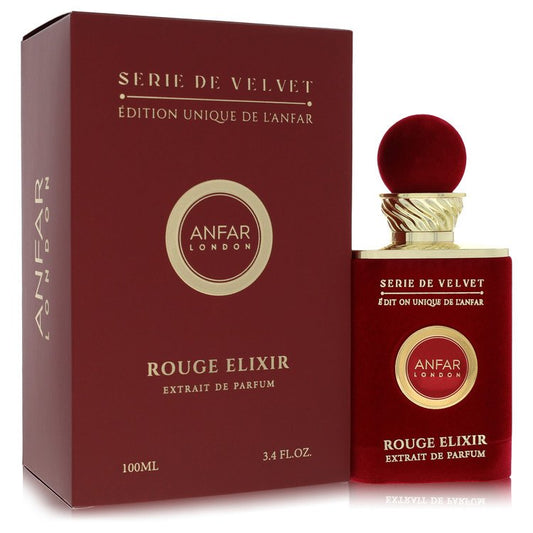 Anfar London Serie De Velvet Rouge Elixir By Anfar Extrait De Parfum Spray 3.3 Oz For Women
