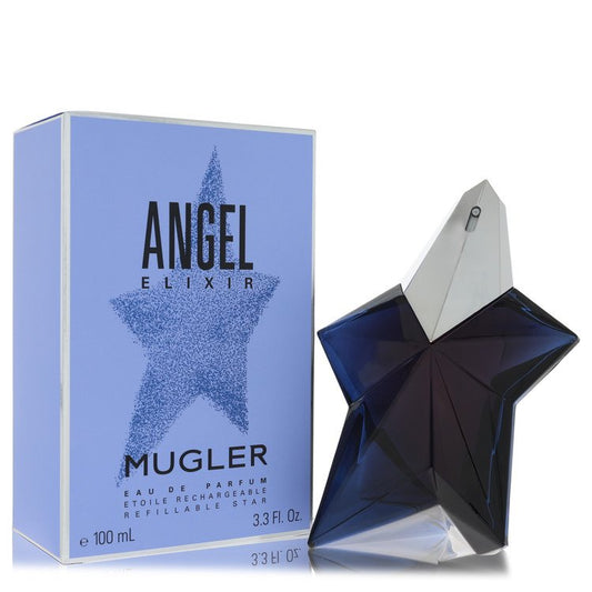 Angel Elixir By Thierry Mugler Eau De Parfum Refillable Spray 3.4 Oz For Women