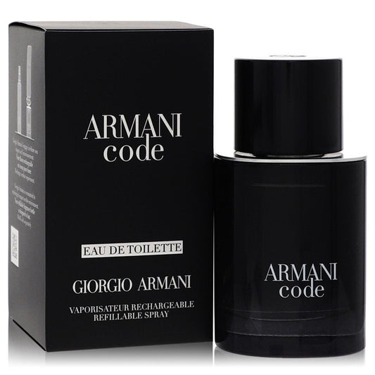 Armani Code By Giorgio Armani Eau De Toilette Spray Refillable 1.7 Oz For Men