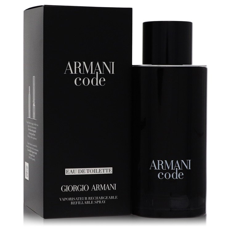 Armani Code By Giorgio Armani Eau De Toilette Spray Refillable 4.2 Oz For Men