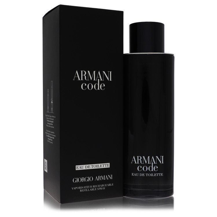 Armani Code By Giorgio Armani Eau De Toilette Spray Refillable 6.7 Oz For Men