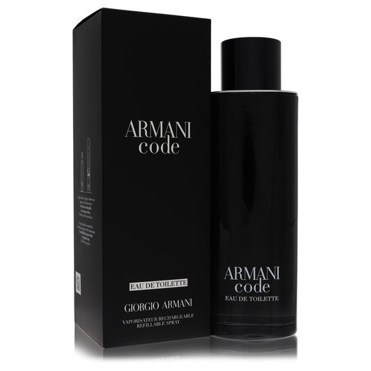 Armani Code By Giorgio Armani Eau De Toilette Spray Refillable 6.7 Oz For Men