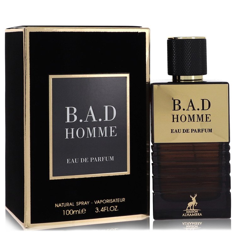 B.A.D Homme By Maison Alhambra Eau De Parfum Spray 3.4 Oz For Men