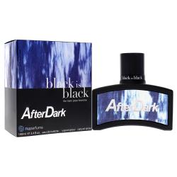 Black Is Black After Dark 3.3 Fl. Oz. Eau De Toilette Spray Men.