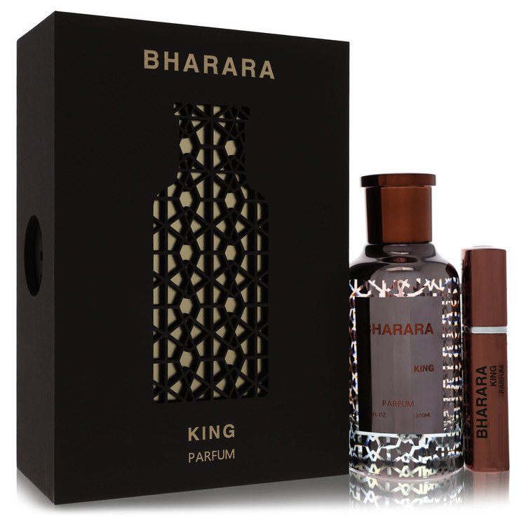 Bharara King By Bharara Beauty Parfum Spray + Refillable Travel Spray 3.4 Oz For Men