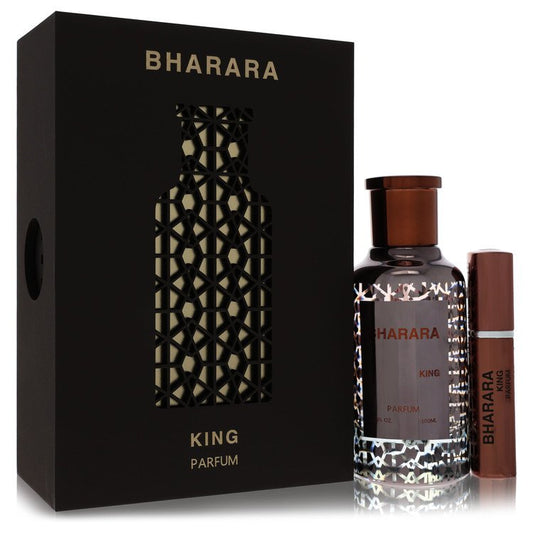 Bharara King By Bharara Beauty Parfum Spray + Refillable Travel Spray 3.4 Oz For Men