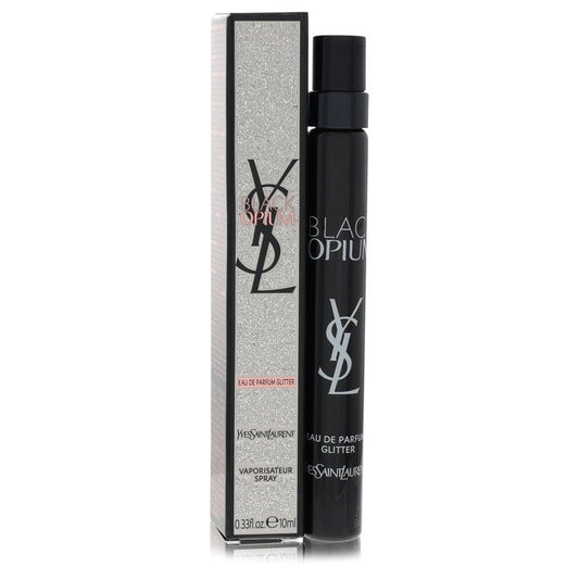 Black Opium Glitter By Yves Saint Laurent Mini EDP Spray 0.33 Oz For Women