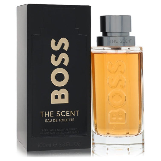 Boss The Scent Men By Hugo Boss Eau De Toilette Refillable Spray 3.3 Oz For Men