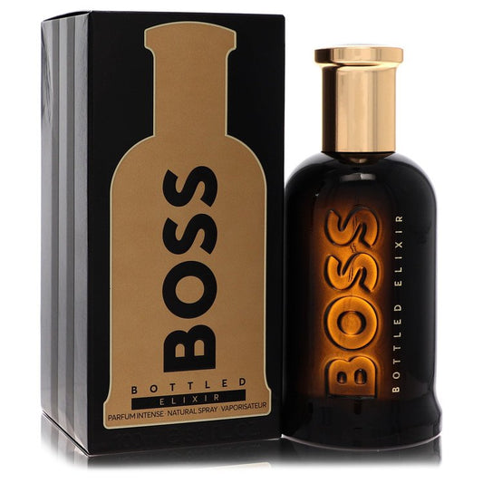 Boss Bottled Elixir By Hugo Boss Parfum Intense Spray 3.4 Oz For Men