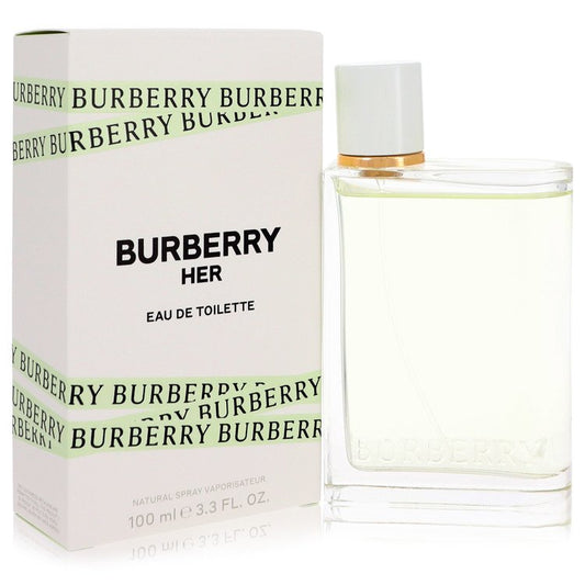 Burberry Her By Burberry Eau De Toilette Spray 3.4 Oz For Women