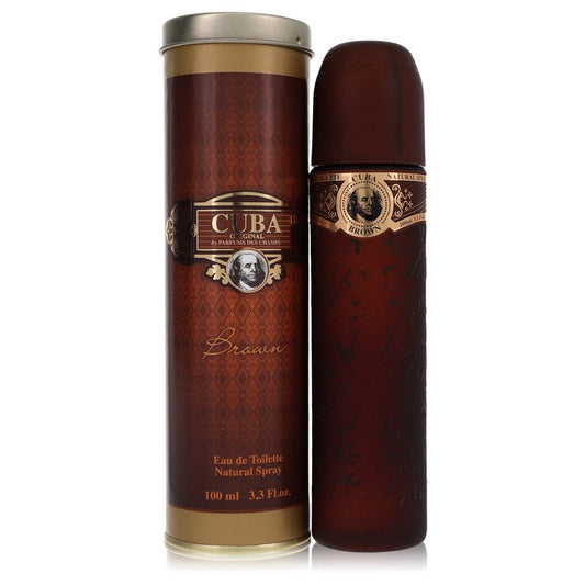 Cuba Brown By Fragluxe Eau De Toilette Spray 3.4 Oz For Men