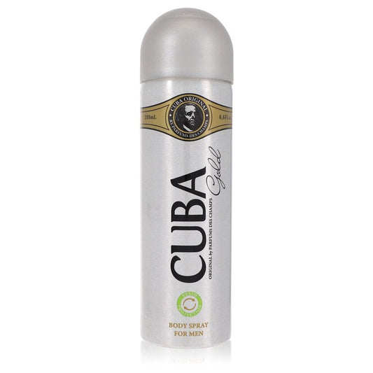 Cuba Gold By Fragluxe Deodorant Spray (Unboxed) 6.7 Oz For Men