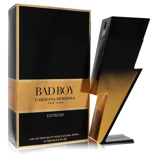 Bad Boy Extreme By Carolina Herrera Eau De Parfum Spray 3.4 Oz For Men
