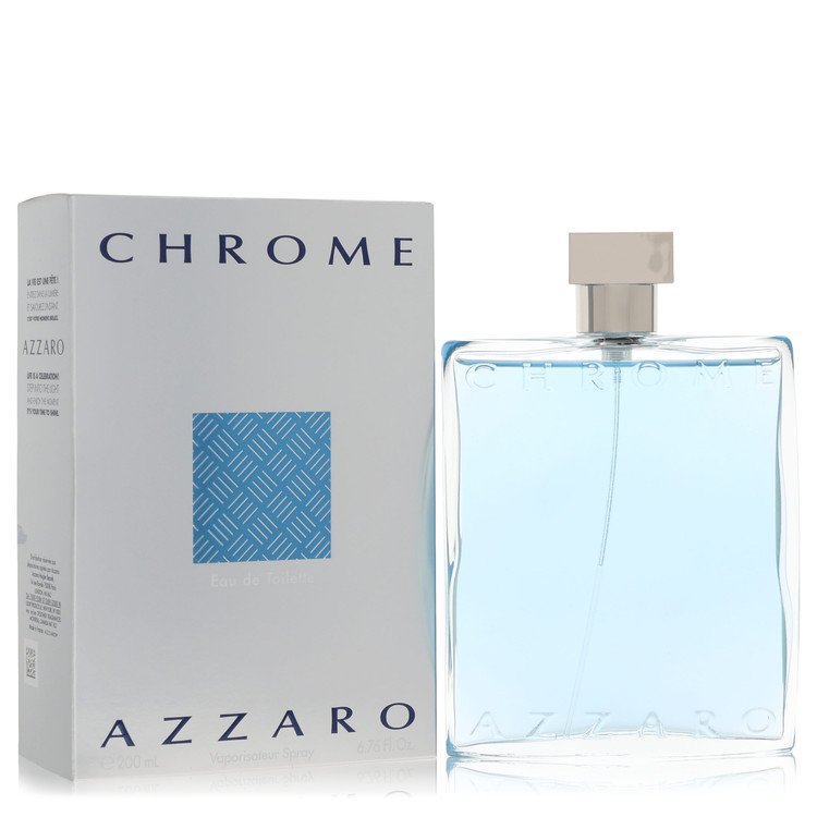 Chrome By Azzaro Eau De Toilette Spray 6.8 Oz For Men