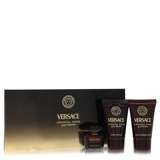 Crystal Noir By Versace Gift Set -- For Women
