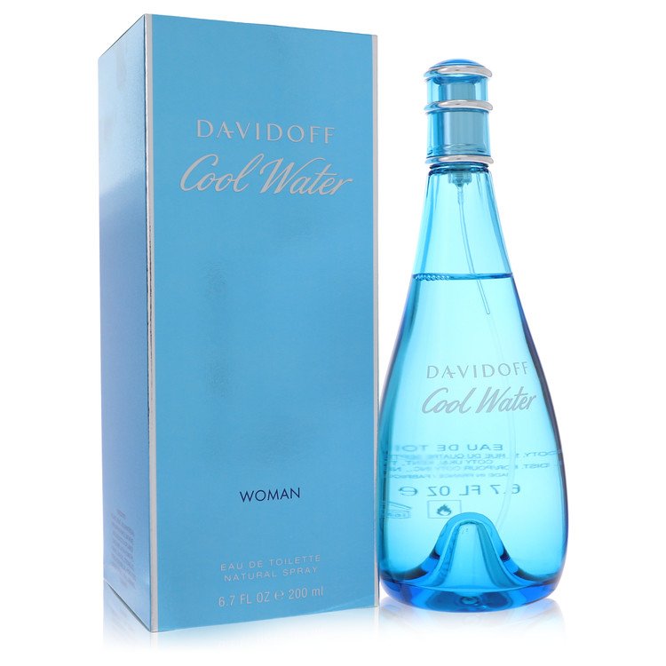 Cool Water By Davidoff Eau De Toilette Spray 6.7 Oz For Women