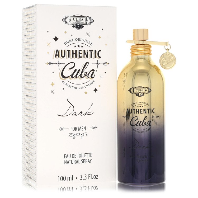 Cuba Authentic Dark By Fragluxe Eau De Toilette Spray 3.3 Oz For Men